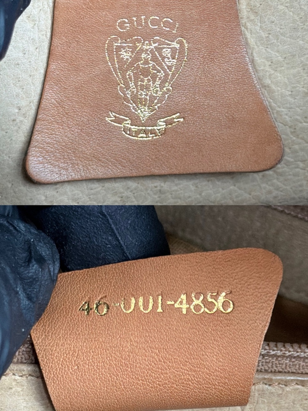 Authentic Gucci Micro GG Supreme Vintage Crescent Crossbody Bag - Picture 16 of 16